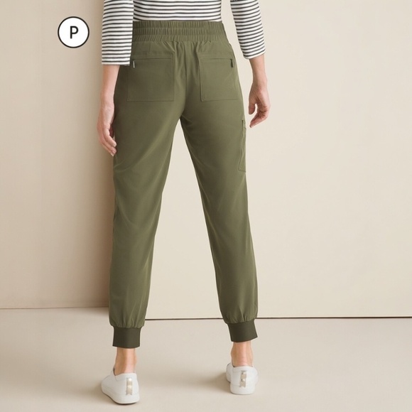 CHICO’S Zenergy Jogger Pants in Green Size 2R - Picture 9 of 9
